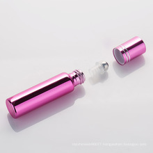 colorful empty glass perfume roll on bottle 10ml